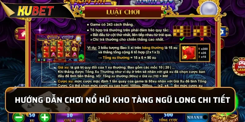 Nổ hũ Kho Tàng Ngũ Long: Thế Giới Rồng Thần Kỳ Tại KUBET 2 Hướng dẫn chơi nổ hũ Kho Tàng Ngũ Long chi tiết